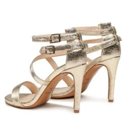 Sandales Baldowski D04310-VALD-004 Skóra Złota Platyna -Pointe De Chaussures sandales baldowski d04310 vald 004 skora zlota platyna 2