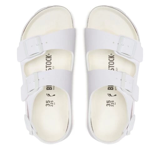 Sandales Birkenstock Milano 1025011 Triples White 7 Sandales Birkenstock Milano 1025011 Triples White – Image 5