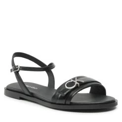 Pointe De Chaussures 25 Sandales Calvin Klein Almond Sandal W/Hw HW0HW01483 Ck Black BEH