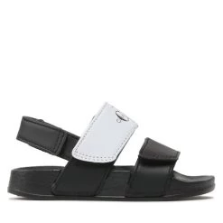 Sandales Calvin Klein Jeans Velcro Sandal V1B2-80627-1172 M Black/White X001 -Pointe De Chaussures sandales calvin klein jeans velcro sandal v1b2 80627 1172 m black white x001 1
