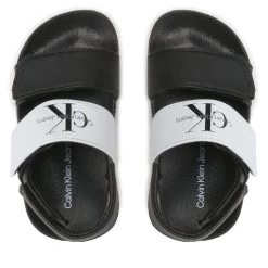 Sandales Calvin Klein Jeans Velcro Sandal V1B2-80627-1172 M Black/White X001 -Pointe De Chaussures sandales calvin klein jeans velcro sandal v1b2 80627 1172 m black white x001 4