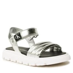 Sandales Calvin Klein Jeans Velcro Sandal V4A2-80511-0243 Silver 904