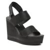 Sandales Calvin Klein Jeans Wedge Sandal Webbing YW0YW00959 Black BDS -Pointe De Chaussures sandales calvin klein jeans wedge sandal webbing yw0yw00959 black bds