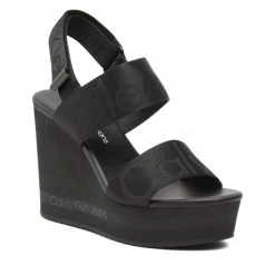 Sandales Calvin Klein Jeans Wedge Sandal Webbing YW0YW00959 Black BDS