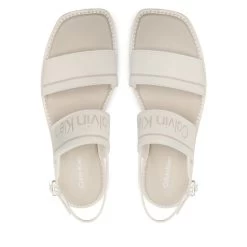 Sandales Calvin Klein Squared Flat Sandal He HW0HW01496 Marshmallow YBJ -Pointe De Chaussures sandales calvin klein squared flat sandal he hw0hw01496 marshmallow ybj 4