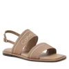Sandales Calvin Klein Squared Flat Sandal He HW0HW01496 Safari Canvas RBC -Pointe De Chaussures sandales calvin klein squared flat sandal he hw0hw01496 safari canvas rbc