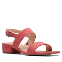 Sandales Clarks Seren25 Strap 26171864 Strawberry Suede