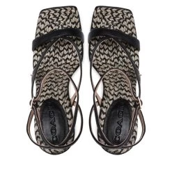 Sandales Coach Kaia Leather CA557 Black -Pointe De Chaussures sandales coach kaia leather ca557 black 4