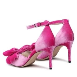 Sandales Custommade Marita Velvet 998620031 Fuchsia Pink 204 -Pointe De Chaussures sandales custommade marita velvet 998620031 fuchsia pink 204 2