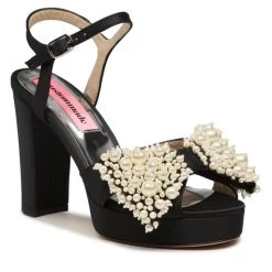 Sandales Custommade Melody Pearl 999623045 Anthracite Black 999