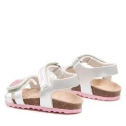 Sandales Geox B Sandal Chalki Girl B352RA0NFKCC0566 M Silver/Pink -Pointe De Chaussures sandales geox b sandal chalki girl b352ra0nfkcc0566 m silver pink 2