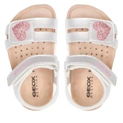 Sandales Geox B Sandal Chalki Girl B352RA0NFKCC0566 M Silver/Pink -Pointe De Chaussures sandales geox b sandal chalki girl b352ra0nfkcc0566 m silver pink 4