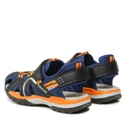Sandales Geox J Borealis B. B J250RB 014ME C0820 D Navy/Orange -Pointe De Chaussures sandales geox j borealis b b j250rb 014me c0820 d navy orange 2