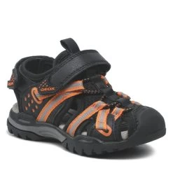 Sandales Geox J Borealis Boy J920RB0ME14C0038 M Black/Orange