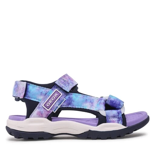 Sandales Geox J Borealis Girl J350WB01511C4267 S Navy/Violet 4 Sandales Geox J Borealis Girl J350WB01511C4267 S Navy/Violet – Image 2