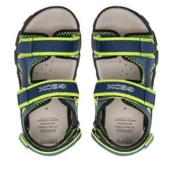 Sandales Geox J. S.Strada A J1524A 014CE C4052 M Dk Blue/Lime -Pointe De Chaussures sandales geox j s strada a j1524a 014ce c4052 m dk blue lime 4