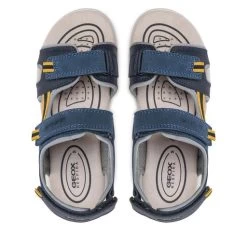 Sandales Geox J Sandal Alben Boy J35AVA01522C4B2G D Avio/Dk Yellow -Pointe De Chaussures sandales geox j sandal alben boy j35ava01522c4b2g d avio dk yellow 4