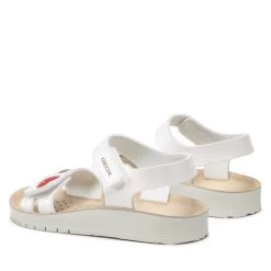 Sandales Geox J Sandal Costarei Gi J35EAF000BCC0050 D White/Red -Pointe De Chaussures sandales geox j sandal costarei gi j35eaf000bcc0050 d white red 2