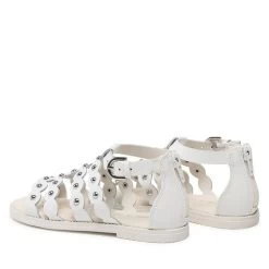 Sandales Geox J Sandal Karly Girl J3535D043BCC1000 S White 9 Sandales Geox J Sandal Karly Girl J3535D043BCC1000 S White -Pointe De Chaussures sandales geox j sandal karly girl j3535d043bcc1000 s white 2