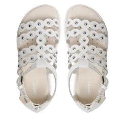 Sandales Geox J Sandal Karly Girl J3535D043BCC1000 S White 11 Sandales Geox J Sandal Karly Girl J3535D043BCC1000 S White -Pointe De Chaussures sandales geox j sandal karly girl j3535d043bcc1000 s white 4
