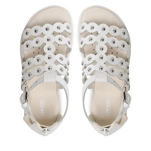 Sandales Geox J Sandal Karly Girl J3535D043BCC1000 S White 7 Sandales Geox J Sandal Karly Girl J3535D043BCC1000 S White – Image 5