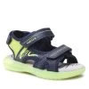 Sandales Geox J Sandal Maratea Boy J15DRD014BCCF43S M Navy/Lime Green -Pointe De Chaussures sandales geox j sandal maratea boy j15drd014bccf43s m navy lime green