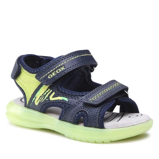 Sandales Geox J Sandal Maratea Boy J15DRD014BCCF43S M Navy/Lime Green 3 Sandales Geox J Sandal Maratea Boy J15DRD014BCCF43S M Navy/Lime Green