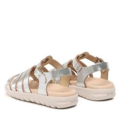 Sandales Geox J Sandal Soleima Gir J35GSB000CFC1007 M Silver 9 Sandales Geox J Sandal Soleima Gir J35GSB000CFC1007 M Silver -Pointe De Chaussures sandales geox j sandal soleima gir j35gsb000cfc1007 m silver 2