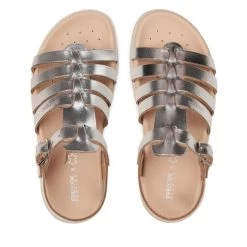 Sandales Geox J Sandal Soleima Gir J35GSB000CFC1007 S Silver -Pointe De Chaussures sandales geox j sandal soleima gir j35gsb000cfc1007 s silver 4