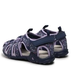 Sandales Geox J Sandal Whinberry G J35GRA015CECF48E S Navy/Dk Lilac -Pointe De Chaussures sandales geox j sandal whinberry g j35gra015cecf48e s navy dk lilac 2