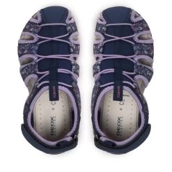 Sandales Geox J Sandal Whinberry G J35GRA015CECF48E S Navy/Dk Lilac -Pointe De Chaussures sandales geox j sandal whinberry g j35gra015cecf48e s navy dk lilac 4