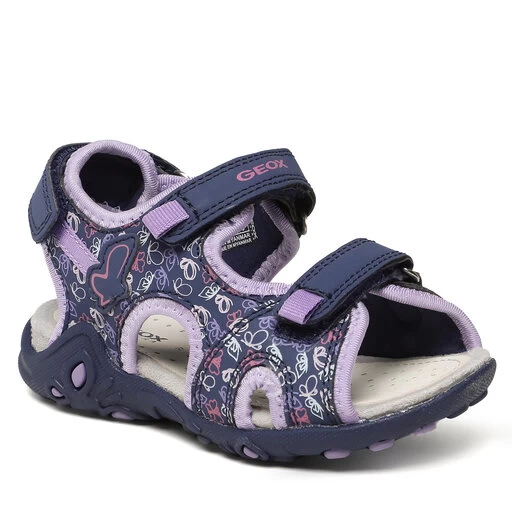 Sandales Geox J Sandal Whinberry G J35GRD0CE15CF48E S Navy/Dk Lilac 3 Sandales Geox J Sandal Whinberry G J35GRD0CE15CF48E S Navy/Dk Lilac