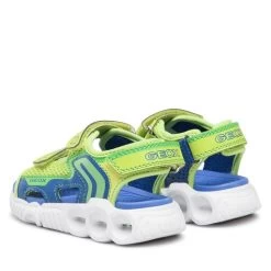 Sandales Geox J Sandal Wroom Boy J25GGA014CEC0876 M Lime/Royal -Pointe De Chaussures sandales geox j sandal wroom boy j25gga014cec0876 m lime royal 2
