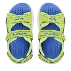 Sandales Geox J Sandal Wroom Boy J25GGA014CEC0876 M Lime/Royal -Pointe De Chaussures sandales geox j sandal wroom boy j25gga014cec0876 m lime royal 4