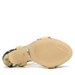 Sandales Guess Facy FL6FAC LEA03 YELLO 10 Sandales Guess Facy FL6FAC LEA03 YELLO -Pointe De Chaussures sandales guess facy fl6fac lea03 yello 3