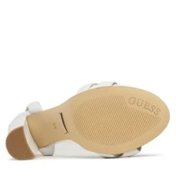Sandales Guess Fynlee FL6FYN LEA03 WHITE -Pointe De Chaussures sandales guess fynlee fl6fyn lea03 white 3