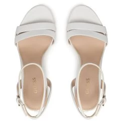 Sandales Guess Fynlee FL6FYN LEA03 WHITE -Pointe De Chaussures sandales guess fynlee fl6fyn lea03 white 4