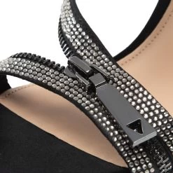 Sandales Guess Jeomie FL7JME SAT03 BLACK 13 Sandales Guess Jeomie FL7JME SAT03 BLACK -Pointe De Chaussures sandales guess jeomie fl7jme sat03 black 5