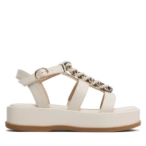 Sandales Guess Vadika FL6VAD LEA03 WHITE 4 Sandales Guess Vadika FL6VAD LEA03 WHITE – Image 2