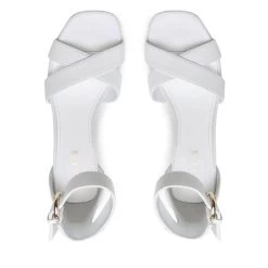 Sandales Guess Yancy FL6YAN LEA03 WHITE -Pointe De Chaussures sandales guess yancy fl6yan lea03 white 4