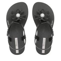 Sandales Ipanema IPANEMA CLASS FLORA 27018 Black AF381 -Pointe De Chaussures sandales ipanema ipanema class flora 27018 black af381 4