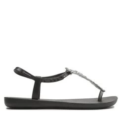 Sandales Ipanema IPANEMA CLASS SHINY 83338 Black/Silver AH376 -Pointe De Chaussures sandales ipanema ipanema class shiny 83338 black silver ah376 1