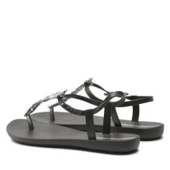 Sandales Ipanema IPANEMA CLASS SHINY 83338 Black/Silver AH376 -Pointe De Chaussures sandales ipanema ipanema class shiny 83338 black silver ah376 2