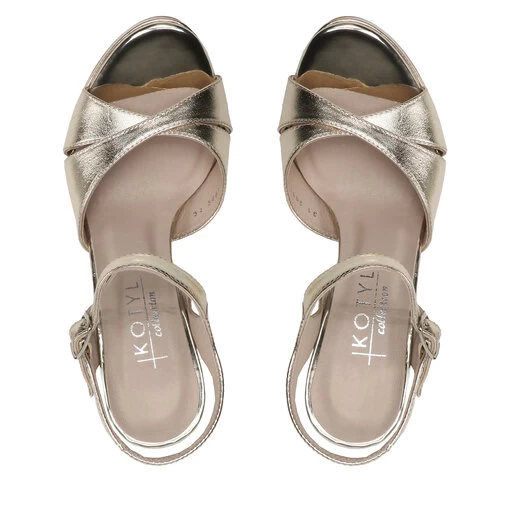 Sandales Kotyl 2595 Złoty Lustro 7 Sandales Kotyl 2595 Złoty Lustro – Image 5