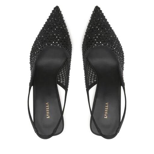 Sandales Le Silla Chanel Gilda 2299U090P1PPSAS933 Nero/Jet 6 Sandales Le Silla Chanel Gilda 2299U090P1PPSAS933 Nero/Jet – Image 4