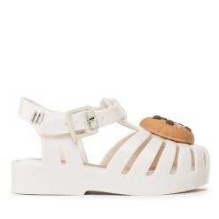 Sandales Melissa Mini Melissa Possession Candy 33737 White/Beige AI281 -Pointe De Chaussures sandales melissa mini melissa possession candy 33737 white beige ai281 1