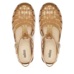 Sandales Melissa Possession Shiny Ad 33520 Beige Glitter AL207 -Pointe De Chaussures sandales melissa possession shiny ad 33520 beige glitter al207 4