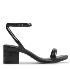 Sandales Melissa Shiny Heel II Ad 33700 Black AG752 -Pointe De Chaussures sandales melissa shiny heel ii ad 33700 black ag752 1