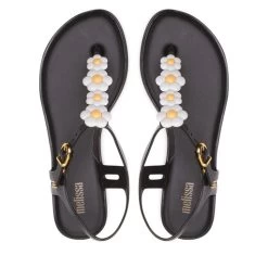 Sandales Melissa Solar Spring Ad 33816 Black/White AL227 -Pointe De Chaussures sandales melissa solar spring ad 33816 black white al227 4