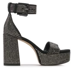 Pointe De Chaussures -Pointe De Chaussures sandales michael michael kors tara platform sandal 40f2trms2s black 1